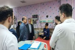 عیادت عیدانه استاندار گیلان از بیماران اطفال
