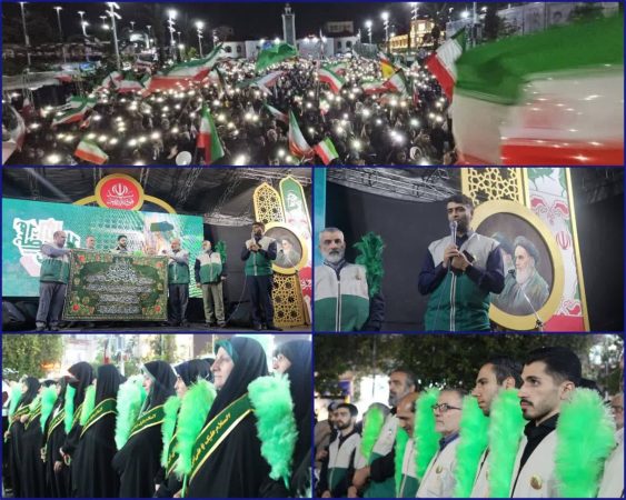 اجتماع امام رضایی خادمیاران رضوی رشت و آزادی۶زندانی