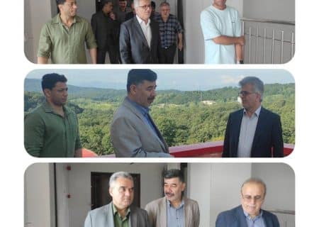 بازدید رئیس دانشگاه علوم پزشکی گیلان از روند احداث بیمارستان ۴۲۱ تخت‌خوابی لاکان