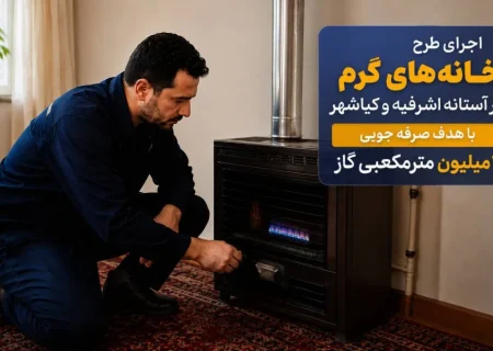 اجرای طرح “خانه‌های گرم” در آستانه اشرفیه و کیاشهر؛ با هدف صرفه‌جویی ۳ میلیون مترمکعبی گاز