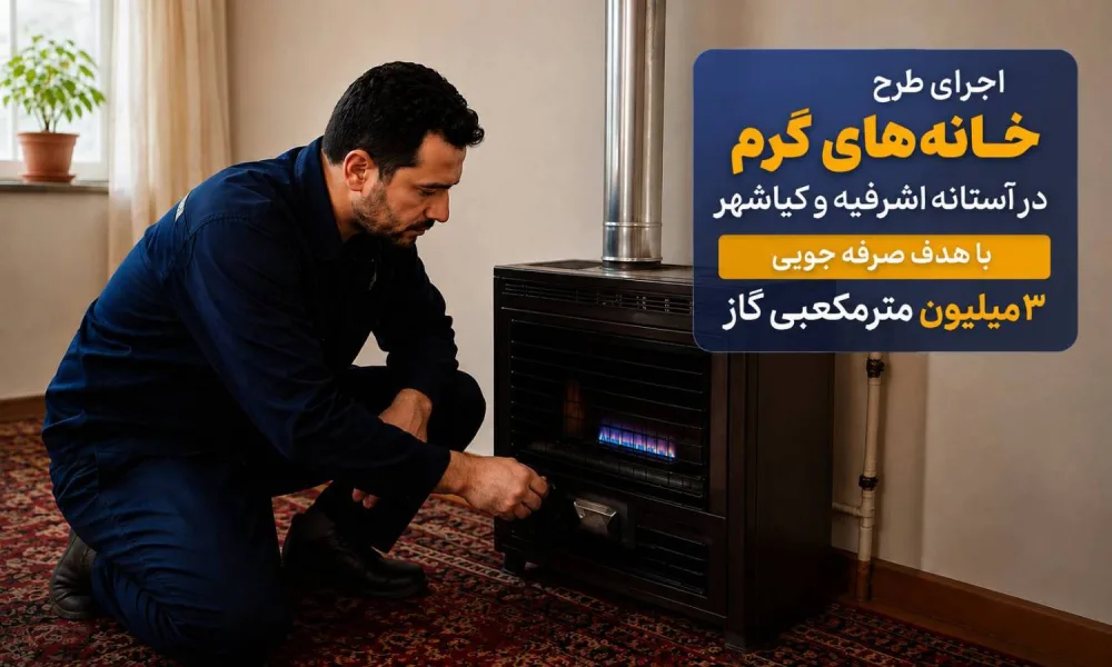 اجرای طرح “خانههای گرم” در آستانه اشرفیه و کیاشهر؛ با هدف صرفهجویی ۳ میلیون مترمکعبی گاز